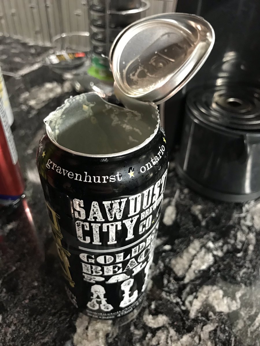 MichaelKuluva's tweet photo. Ummm @sawdustcitybeer your can just exploded on us!!! #horrible #explodingbeer #beer #omg #sawdustcitybeer #scary #fail #wtf https://t.co/Mg6ODCqRKh