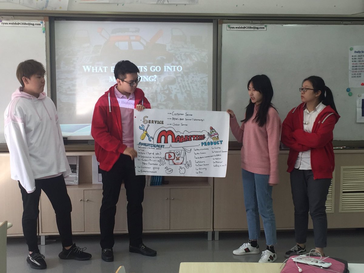 ryanwalsh21C's tweet photo. Sharing our #priorknowledge of #marketing to our #peers at #myCISB! #creativity #auditorylearners #visual https://t.co/CeuBftFJhr