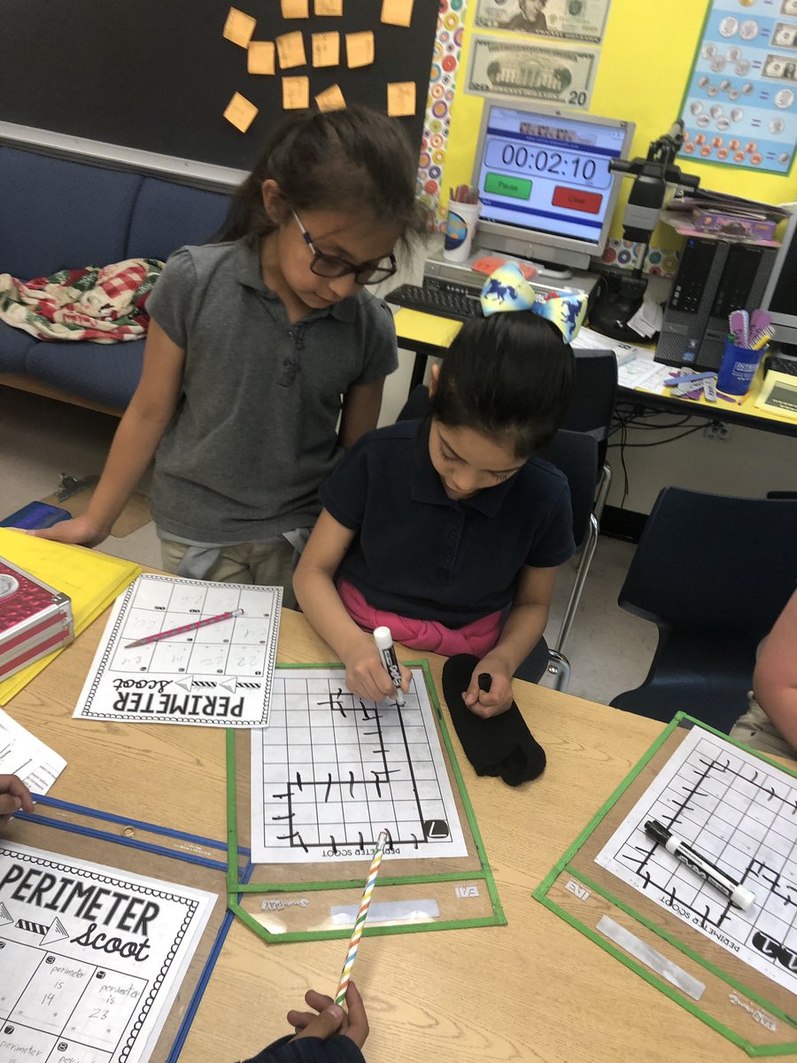 MsVitovsky's tweet photo. Today we used Stars and Steps to get an ALL-star START to some perimeter word problems. @lead4ward @alek_turner @CISDMartin @OfficialCISD #showwork #starsandsteps #explain https://t.co/FHM8KTFd7U