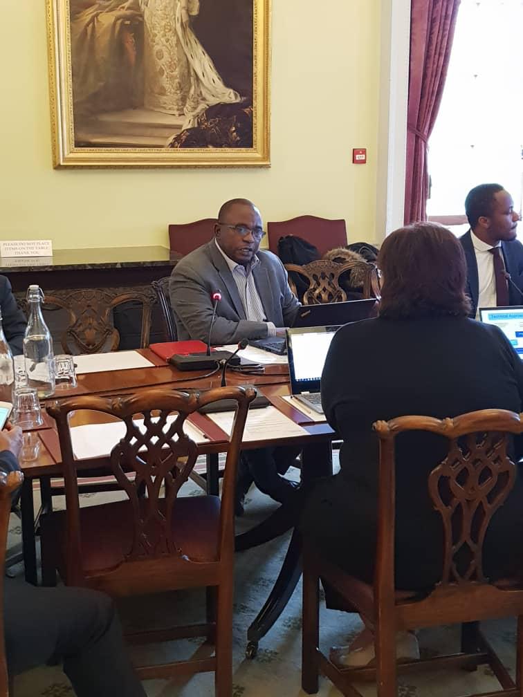 LisdelNig's tweet photo. Doing what he does best. Dr Gafar at the Commonwealth Expert Session on Domestic Resource Mobilization and Aid Effectiveness, London https://t.co/PNJOHqwxUP