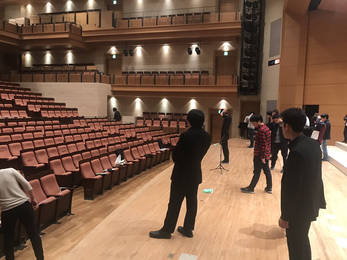 発声練習
#Osteria解団演奏会