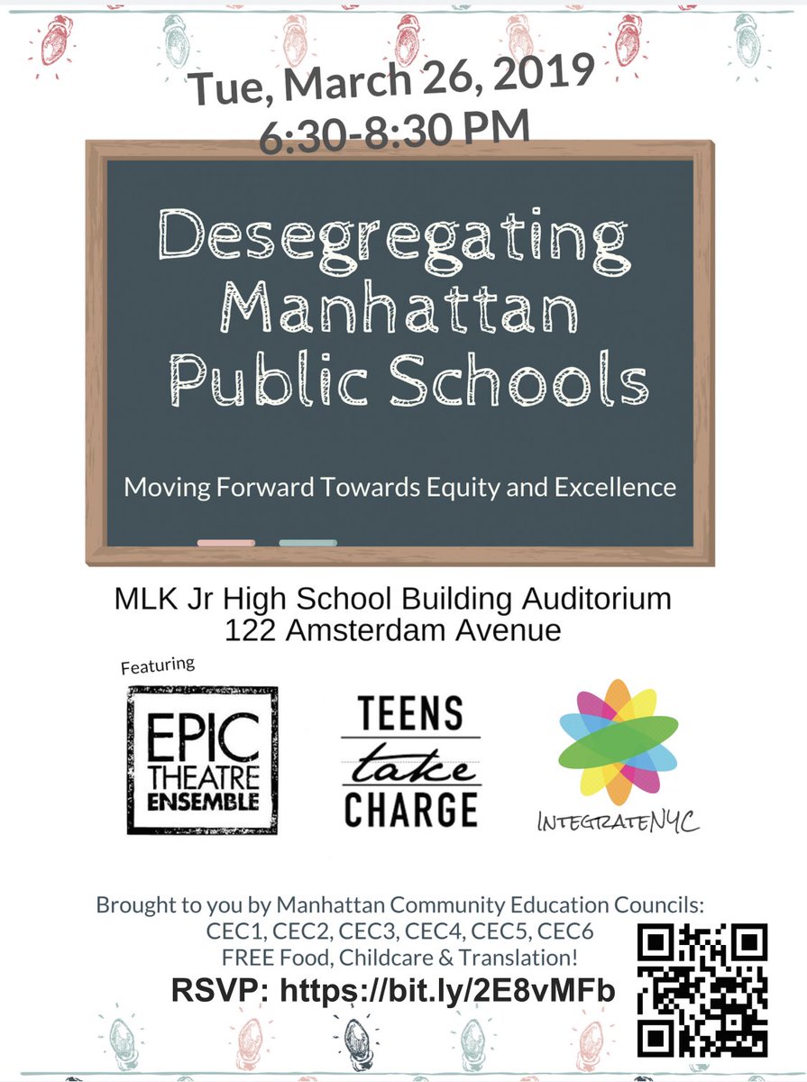 kimwatkinsnyc's tweet photo. Join parent leaders from Manhattan CECโs, @TeensTakeCharge @EpicTheatr @integratenyc as we dialogue one of the most important educational issues we face! https://t.co/fusKSdKMd2 https://t.co/C6l9nHPvug