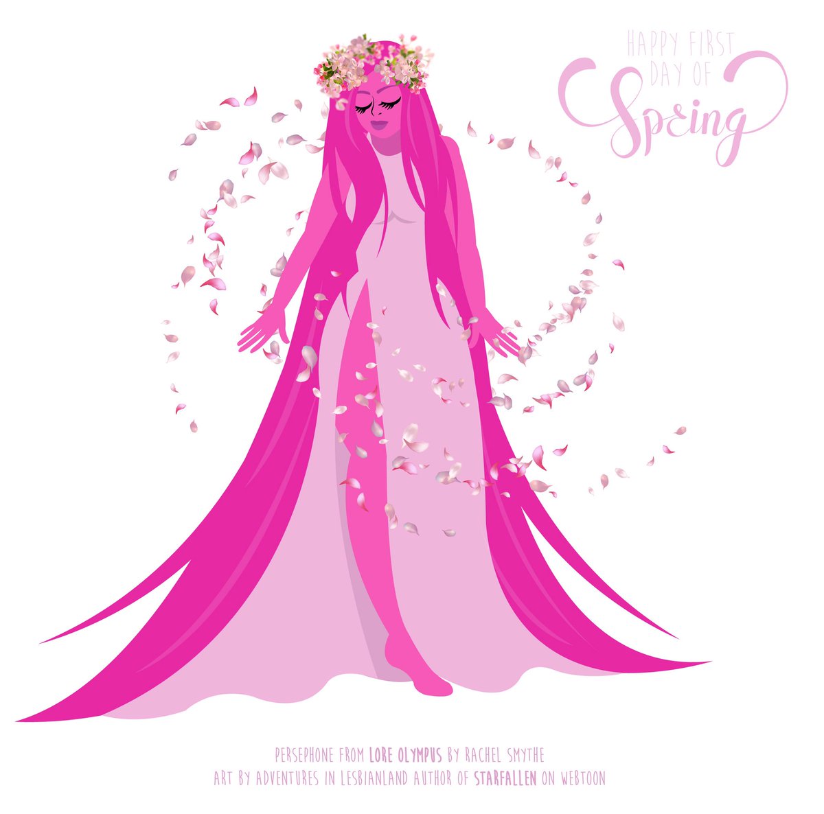 advntsatdawn's tweet photo. Happy First Day of Spring πΈ
@used_bandaid
#loreolympus #persephone #rachelsmythe #fanart #adventuresinlesbianland #starfallen #webtoon #webcomics #makingcomics #lgbt
Read Lore Olympus here: https://t.co/hOoTnZZgIx
Read β¨Starfallenβ¨ here: https://t.co/mzemTUh7im https://t.co/VmRDU2I1zB