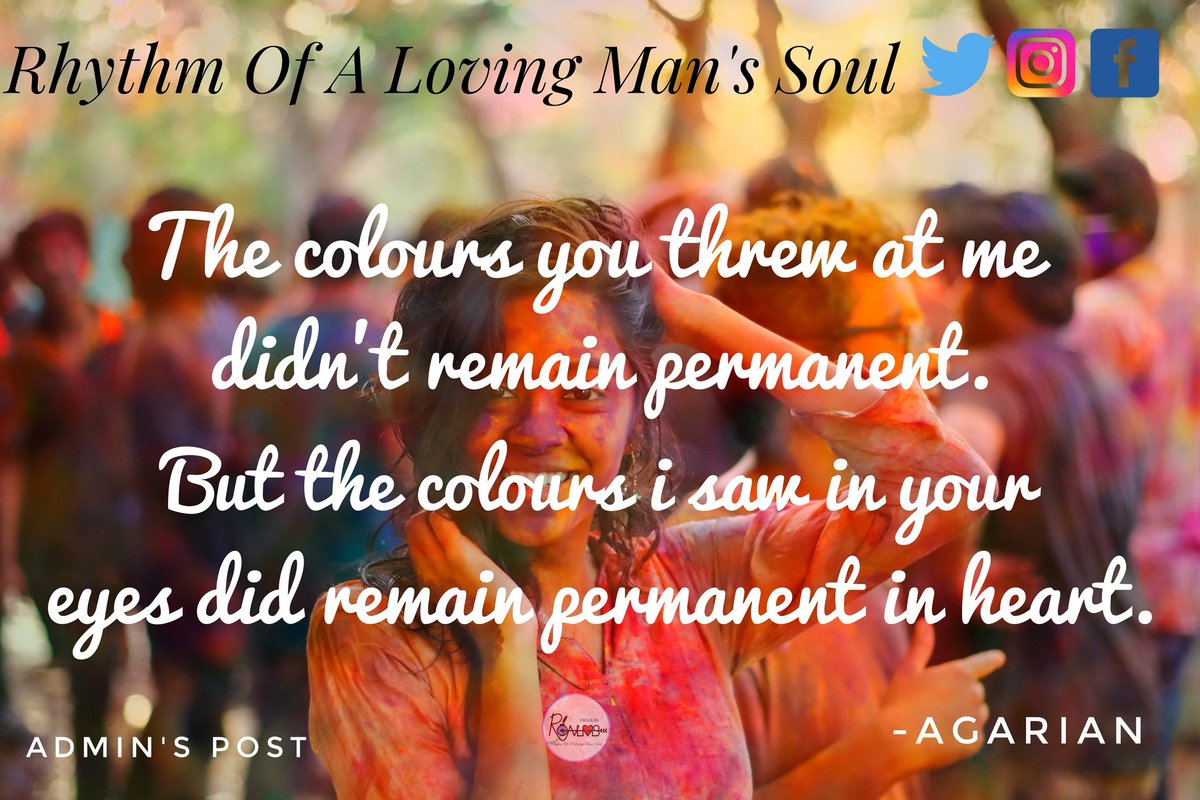Rhythm_of_soul's tweet photo. Happy holi๐งก๐๐โค๏ธ๐
#ROALMS #holi #love #colorful https://t.co/Bgha8koOmU