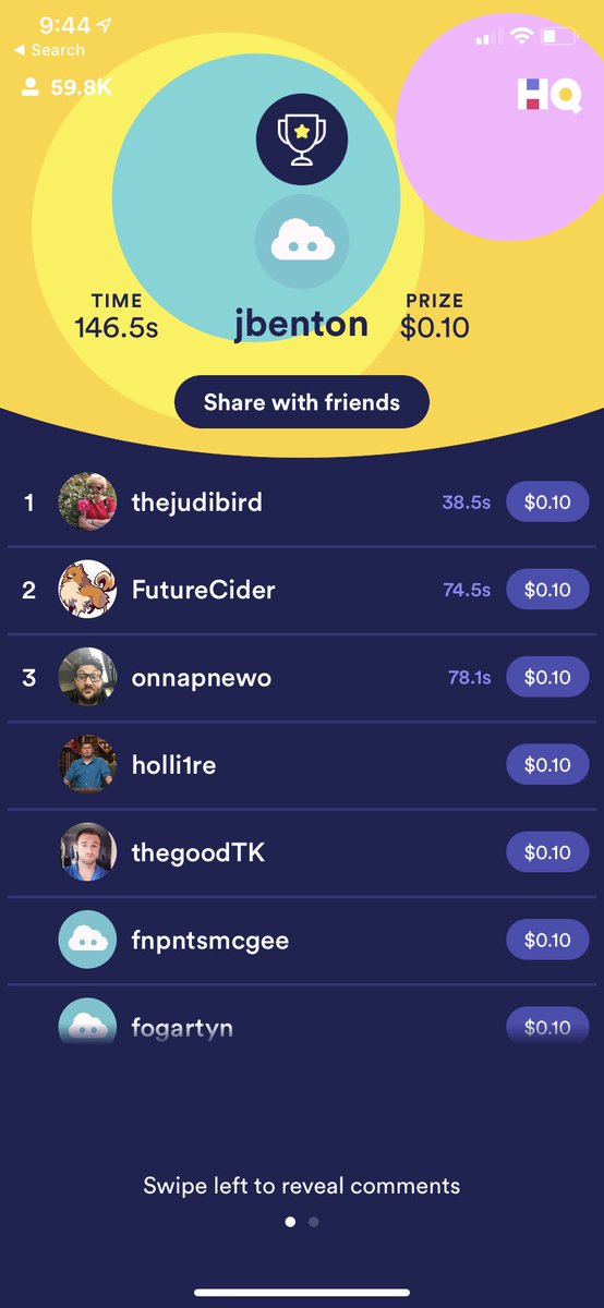 jbenton's tweet photo. #winnumber69 is extremely meta @hqwords https://t.co/0wf0QGigSQ