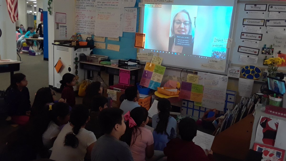 TCElara's tweet photo. @sbisd_science #SkypeAScientist was an amazing opportunity! 👩‍🔬👨‍🔬 Students got to ask Dr. Bethany Turner about her work. It was so fast and easy to get matched with a scientist. Highly recommend! #LimitlessCuriosity #SBJourney #SBISD #Science
https://t.co/3xQ3tHq8o9 https://t.co/VUAf0ELfyt