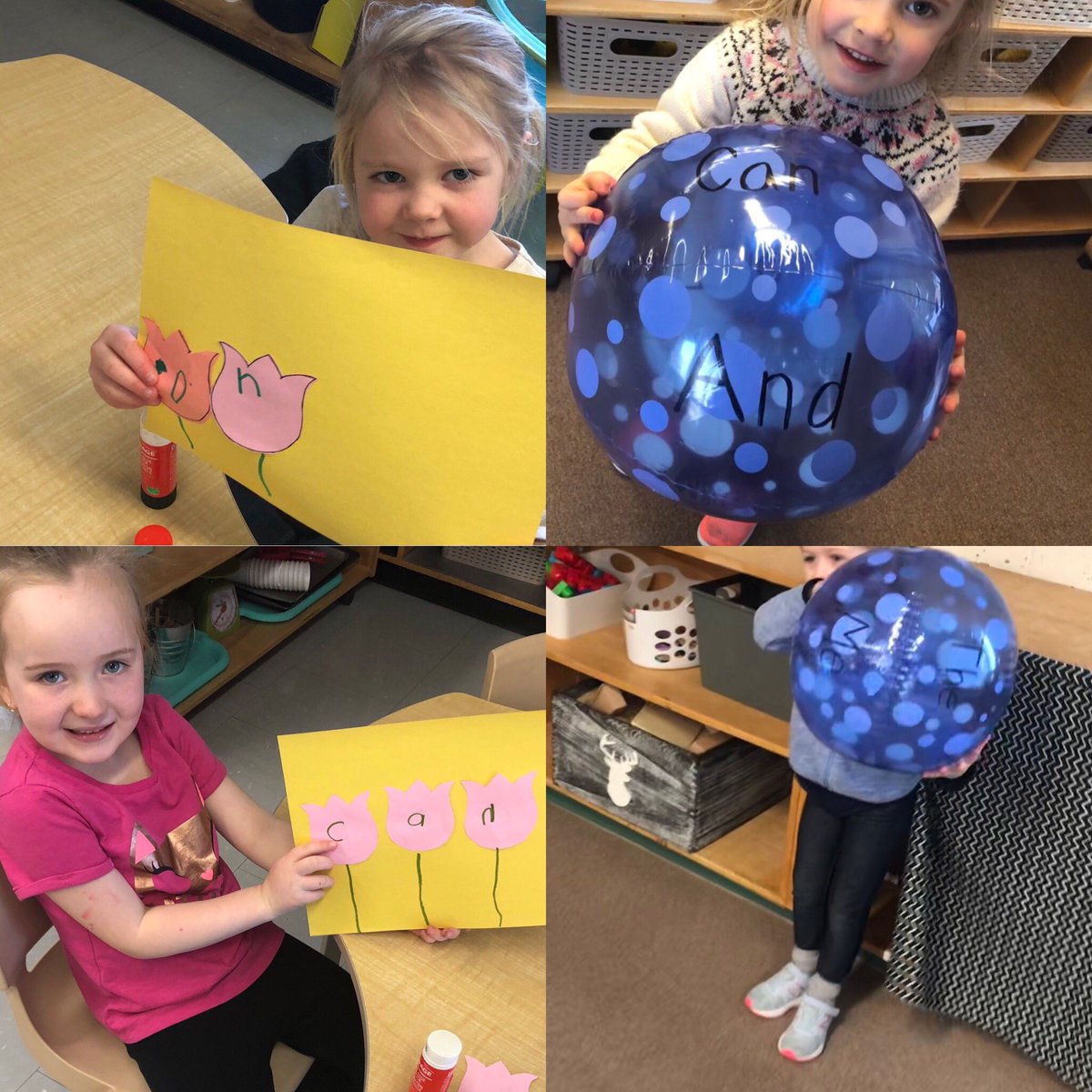 MissTJermey's tweet photo. Students in FDK have been learning about estimation, addition, number recognition, data collection, syllables, rhyming and sight words. #TLDSBlearns #wolveslearn @WoodvilleES https://t.co/01tpE4jBkC