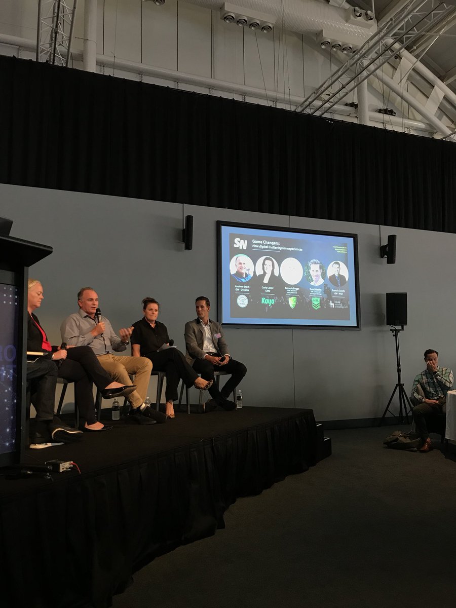 We’re going strong at the packed #SponsorshipNews conference, with great insights from 23 speakers. Now up: digital game-changers w/ Kayo, the <a href="/wsl/">World Surf League</a>, <a href="/NRL/">NRL</a> and <a href="/CricketAus/">Cricket Australia</a> 
#SNconference