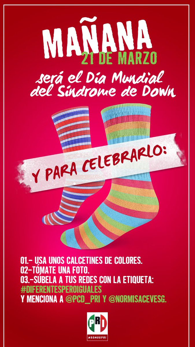 En la conmemoración del Día Mundial del Síndrome de Down, te invitamos a que participes en la siguiente dinámica.