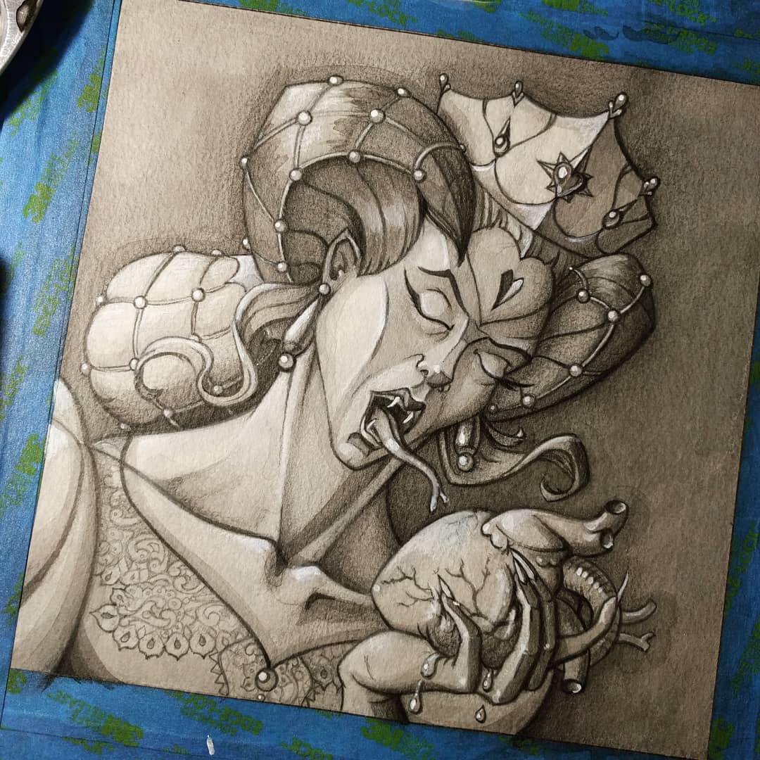 SethK7's tweet photo. Finished adding the ink layer. Now I've got to add some watercolor. 😀 Feel free to follow!

#instaartist #livecreatively #courageouscreative #colorcolourlovers #colorinspiration #craftspire #independentmak #paintanyway #instapainting #paintpaintpaint #artofinstagram #oilpaint https://t.co/F9qh73k0SJ