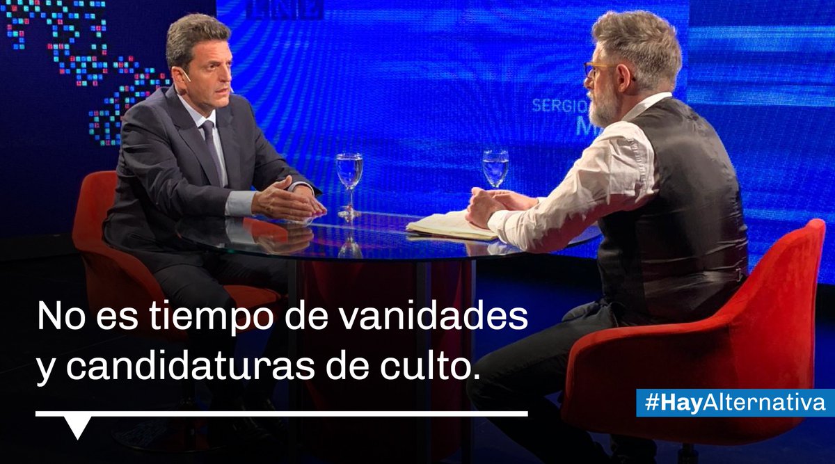 Tenemos la obligación y la responsabilidad de ser oposición al Gobierno. No es tiempo de vanidad y candidaturas de culto. Tenemos que armar un Gobierno que le gane a Macri en segunda vuelta.

#HayAlternativa👍🇦🇷
#HayEsperanza