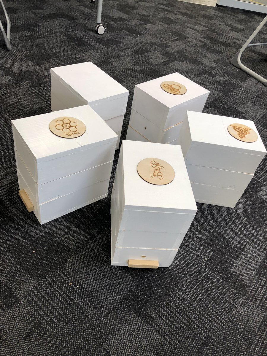 DavidGall1's tweet photo. Year 9 and 10 Design Tech Bee Hives 🐝 #bcestem #sfclearn #sustainability #nativestinglessbees https://t.co/2oxzOG0vtD