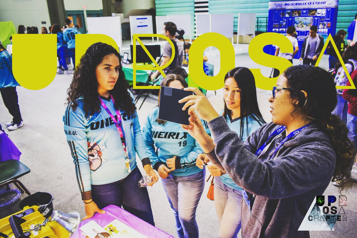 OpticaUPRM's tweet image. UPR OSA Chapter #FirstOSAchapterPR

#OSAFoundation #OSAStudentChapter