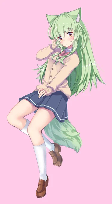 じょしこーせー おのみや #猫耳 #オリジナル  