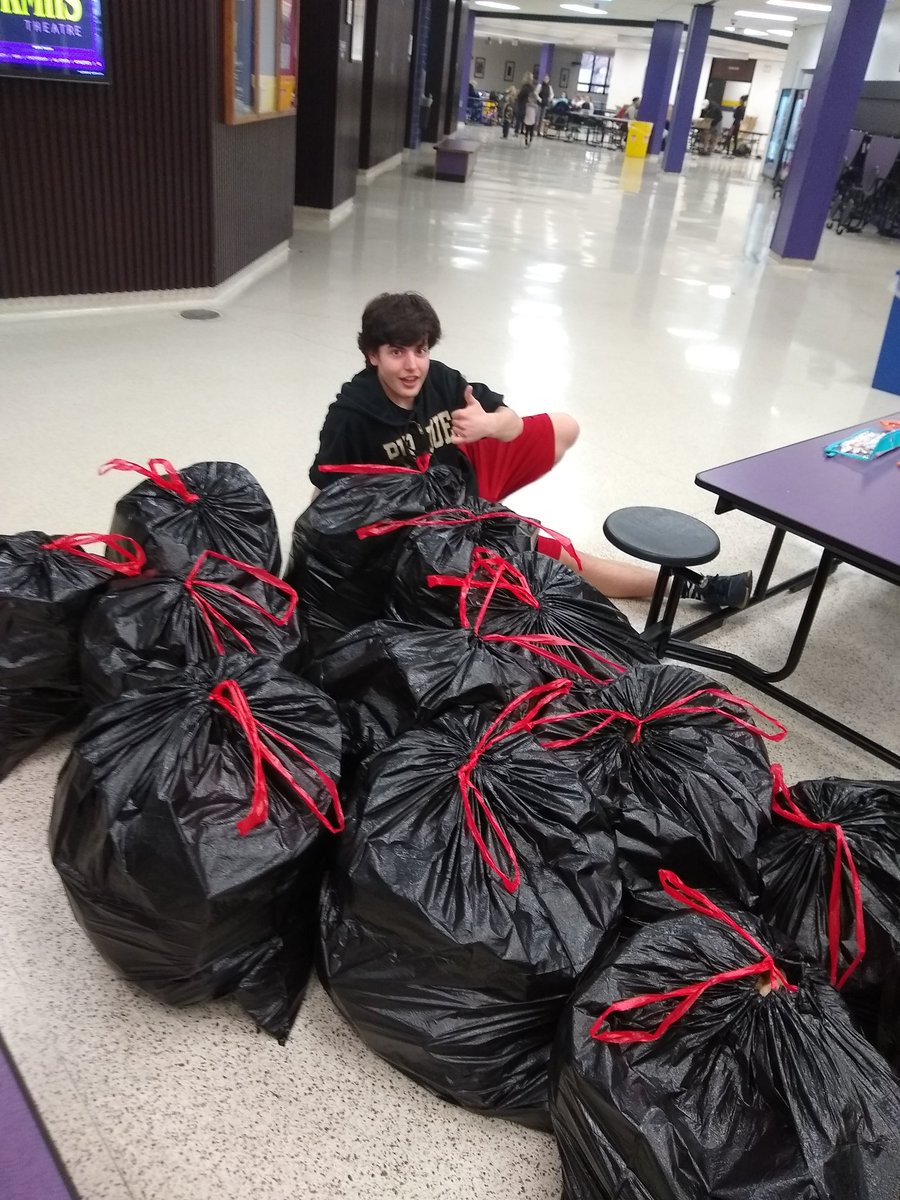 rmhs_most's tweet photo. some photos from MOST: Supporting Women... Period! all those trash bags are filled with care  packages of pads and tampons for local women in need. thanks to all who donated and came out to pack! https://t.co/BHvmYA9i5U