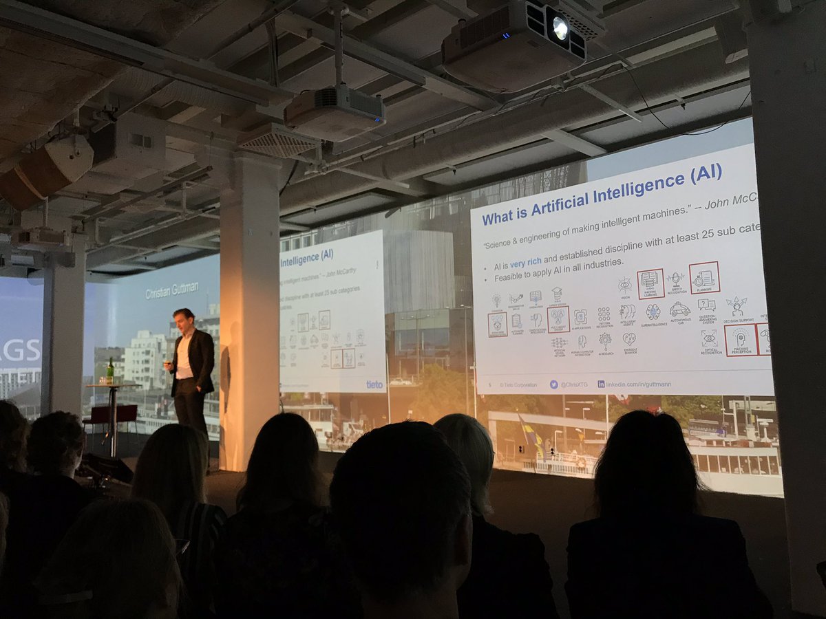 kdettner's tweet photo. Talent Summit på #Fotografiska först ut är @ChrisXtg som berättar om #HR och #AI #företagsuniversitetet #talentsummit https://t.co/lZh5MAzKPZ