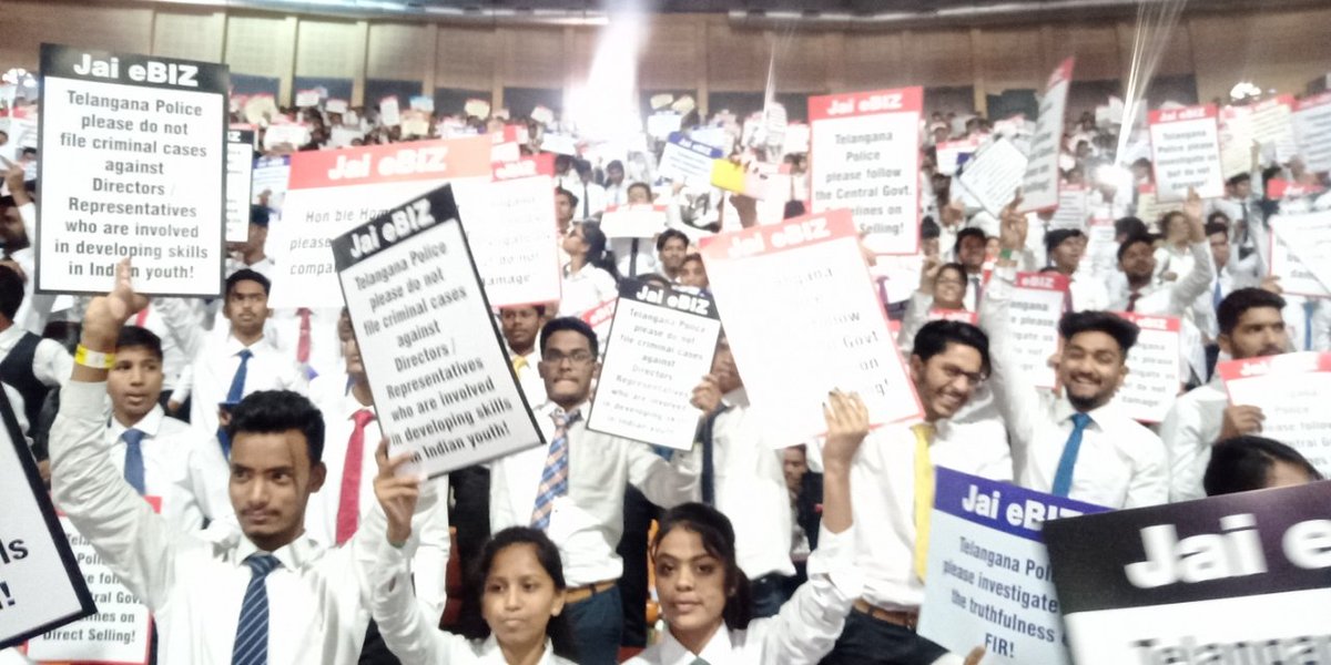 MaheshSalwe's tweet photo. eBIZ is giving education, development. Creating entrepreneur, job creator so Telangana police you are for our protection not for the harassment of central government guidelines....
It's my humble request to follow the indian constitution properly.#justiceforebiz #PMNarendraModi https://t.co/IQ0hgwt6Gi