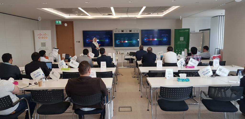 BaraaMohammadSY's tweet photo. Kick off #AlJammaz - #Cisco Cyber Security Workshop
#Distribution @CiscoSecurity #CiscoSecurity #datacenter
#CiscoDCC19 #CiscoDistEMEAR #exginge @imsidahmad https://t.co/XXLPqECZ2j