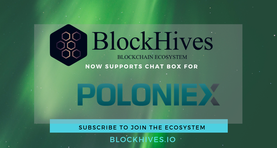 blockhives's tweet photo. @Poloniex established in 2014 in United States is a centralized #cryptoexchange trading 63 #coins such as #ETH, #LTC, #XLM #Ardor, #doge and 123 #trading pairs. #Blockhives is proud to support a chat environment for #Poloniex Join the conversation: https://t.co/hz0IEoaKZU https://t.co/hZgReNc05O