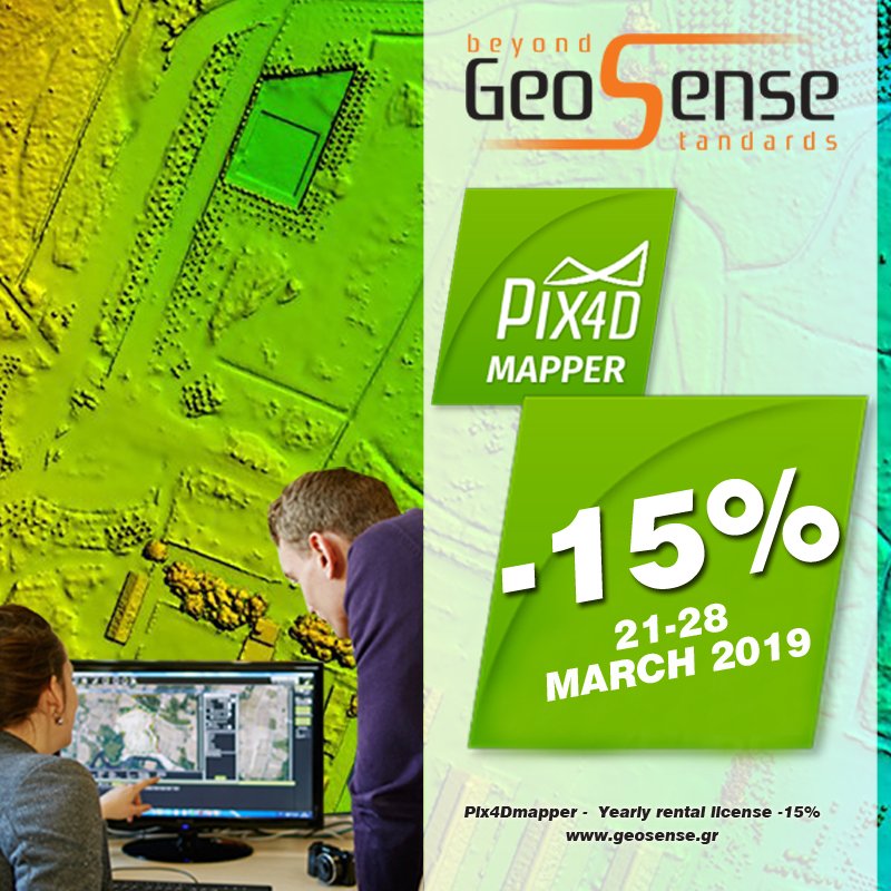 GEOSENSE_GR's tweet image. Το πιο έξυπνο φωτογραμμετρικό λογισμικό Pix4Dmapper με έκπτωση -15%, για 12μηνη ενοικίαση, μόνο για μία εβδομάδα 21-28 Μαρτίου! Προλάβετε! 
👉Μάθετε περισσότερα: geosense.gr/pix4d/ 
👉Επικοινωνείστε: geosense.gr/contact.html

#geosensegr #PixDmapper #photogrammetry