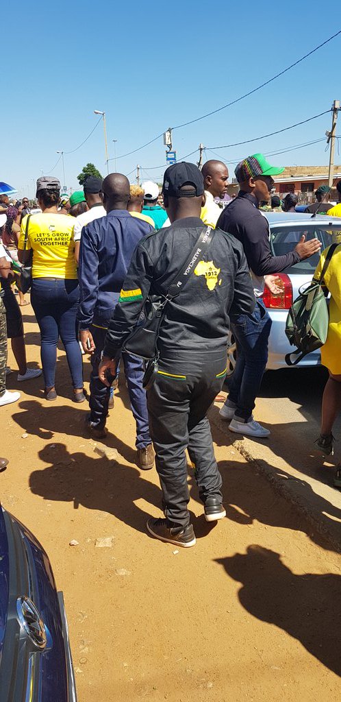 ANCJHB's tweet photo. Snake park is black green and gold, #FatsoFuneral #RipFatso https://t.co/A3EV4QU6lW