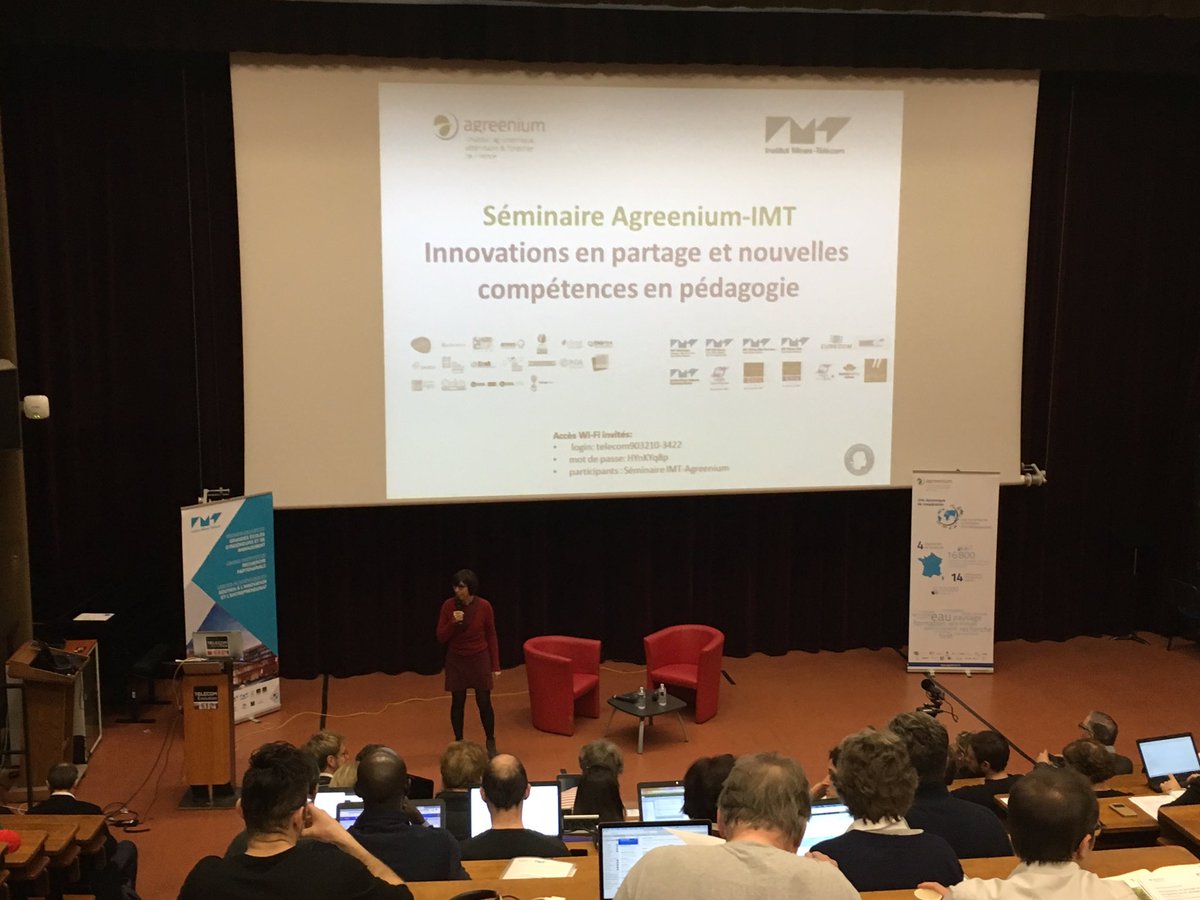 IMTFrance's tweet photo. Ouverture du séminaire @IMTFrance @Agreenium dédié à l’innovation pédagogique et le partage d’expériences entre les deux établissements #transfoedu #IMTedu   #innovationpedagogique https://t.co/78rCisOsrx