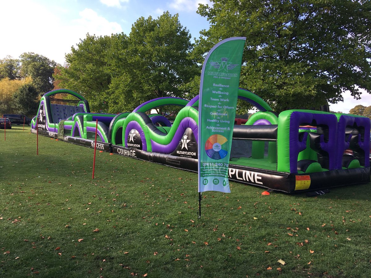 Can’t wait to get on this inflatable obstacle course on our Open Day <a href="/Leyland_Fire/">Leyland Fire</a> Station. Thank you very much to @MilitarycationF for agreeing to bring it down. Don’t miss out 27th July 2019.