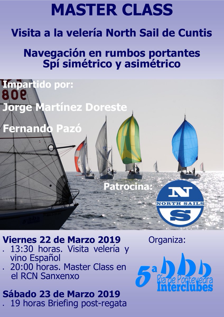 La Regata Interclubes Ría de Pontevedra entra en su recta final este sábado con la etapa Nauta Sanxenxo bit.ly/2HLix0y @icPontevedra  #Vela #Deportes @NorthSails @MurimarSeguros @Landinformatica @SSanxenxo @SomosABANCA