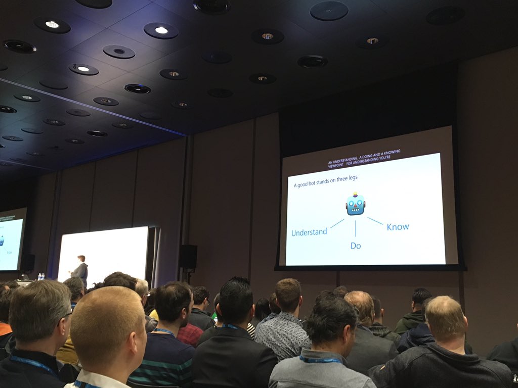 pietkeyzer's tweet photo. The “O365 periodic table” guy also knows something about chatbots, how cool is that 😀 #MSIgniteTheTour @thatmattwade https://t.co/APpjpy5O5v