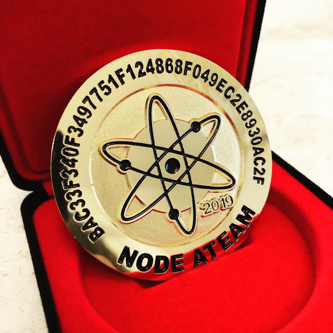 MichaelAteam's tweet photo. Someday, Cosmos Atom will be more expensive than this gold coin.....
.
.
In fact, it's plated...lol
.
#nodeateam #cosmosvalidator #ateam #atom #cosmos #blockchain #validator #internetofblockchains #tendermint #cryptocurrency #cosmoskorea https://t.co/IvxAfBC68c
