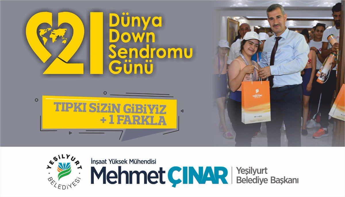 mehmetcinar44's tweet photo. Bugün Dünyanın en güzel gülüşlü insanlarının günü🤗🤗🤗

Yüzünüzdeki sıcacık gülüşünüz ve tertemiz kalpleriniz ile dünyaya kattığınız güzelliklerin farkındayız! 
Her zaman yanınızdayız.
#DownSendromuFarkındalıkGünü #DownSendromu https://t.co/nEXpm8sphB