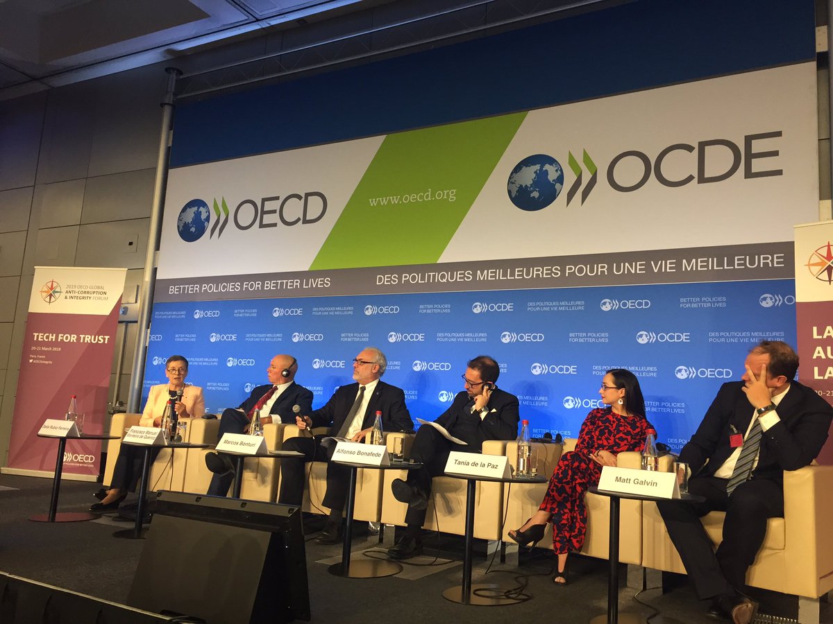 As we debate risks and opportunities of new technologies for anti-corruption at the #OECDintegrity Forum, we must also focus on better implementation of existing anti-corruption standards and principles @anticorruption @OECDgov