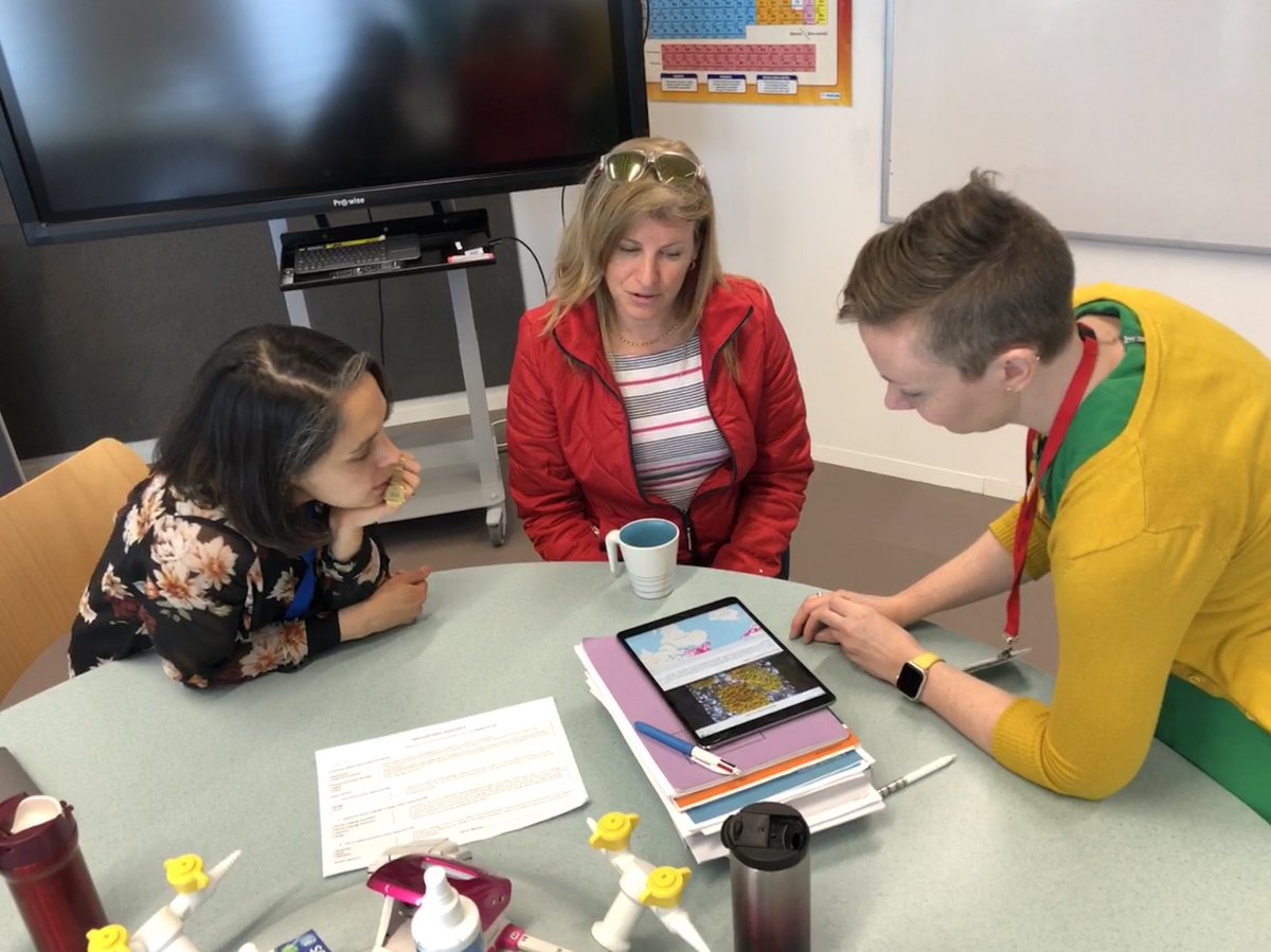 Visiting Director of Innovation <a href="/PegKeiner/">Peg Keiner</a> sharing citizen science ideas and the iNaturalist app with members of our science department. So much to explore! inaturalist.org  <a href="/GWASwitzerland/">GEMS World Academy Switzerland</a> <a href="/GWAShead/">James Dalziel</a> #GWAconnect #GWAinspire