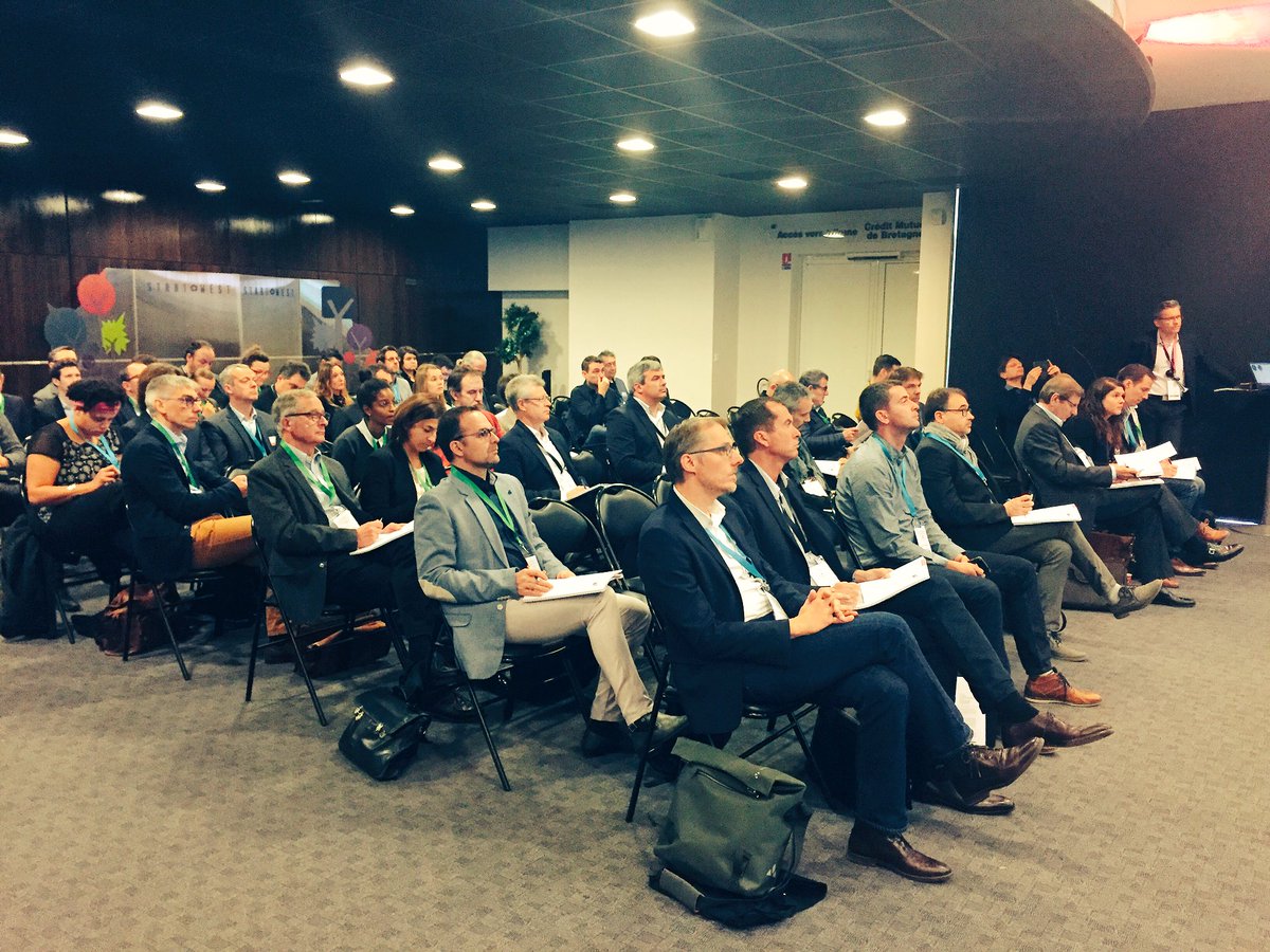 Le_Poool's tweet image. [#StartWest2019] 💪C’est le moment de convaincre les #investisseurs ! 🗣Début des pitches des #startups en #amorcage @inVirtus_tech @logpickr @terra_innova @WaTooCybersec #IoT #geolocation #processmining #BigData #agroecologie #environnement #cybersécurité