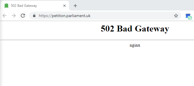 ariehkovler's tweet photo. The UK Parliament petions site has now crashed under the load of people trying to sign a petition to cancel Brexit. Shows the importance of peak load testing! https://t.co/pppesTg5eJ