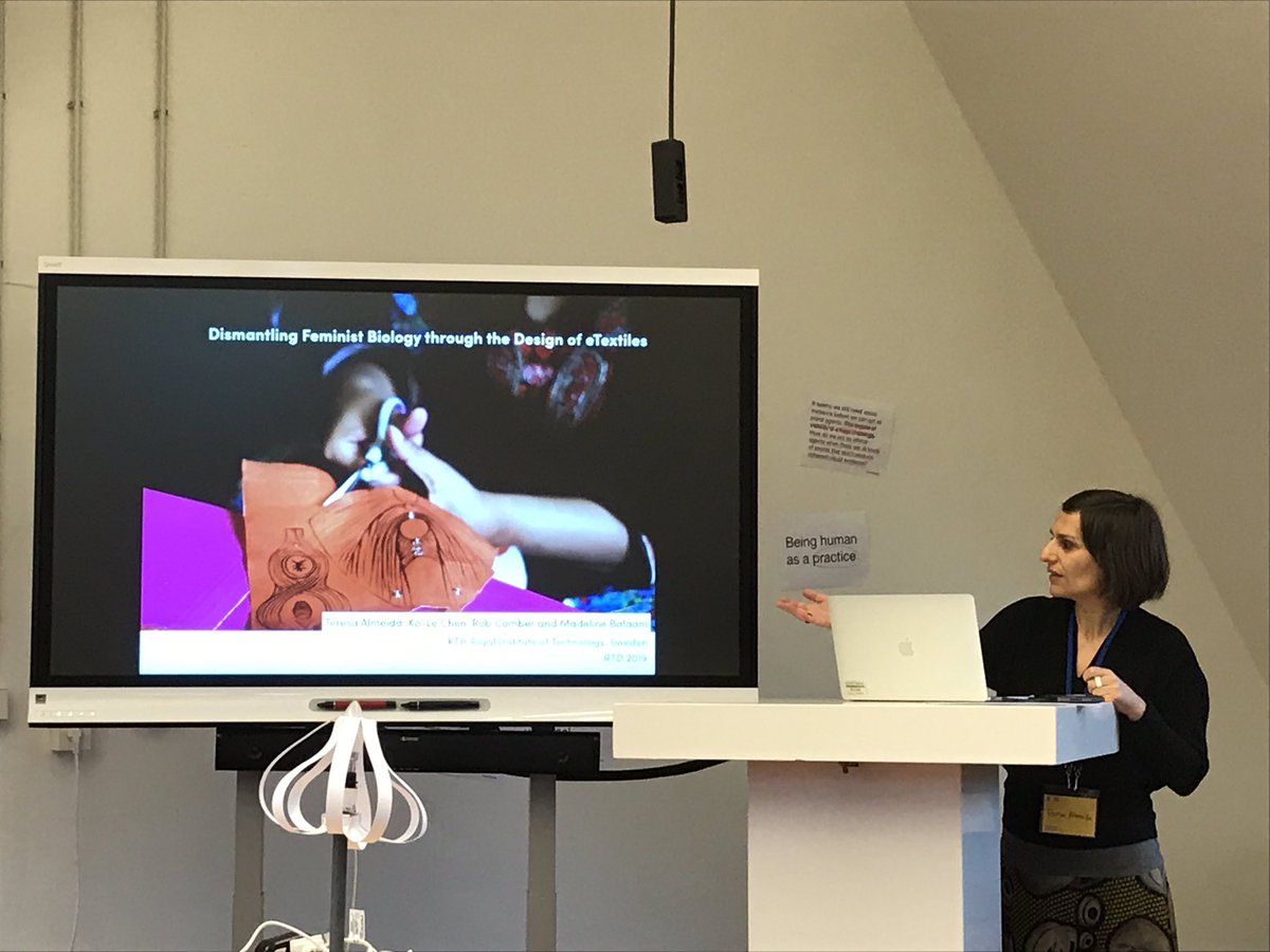 designmeworld's tweet image. Love the idea of this #etextile toolkit designed to help us talk about intimate care, and learn about female  biology by Teresa Almeida. Highlighting interesting issues around sex education throughout the world - how much do you know about your body? #rtd2019