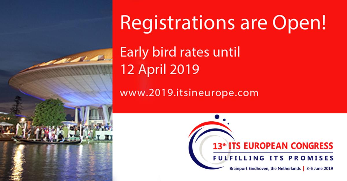 ConnektNL's tweet photo. Registratie voor het 13e ITS European Congress Brainport Eindhoven is nu open! #ITSNL2019 Ga naar: https://t.co/h3zRKsfzF1 https://t.co/fgDaFq0Qug