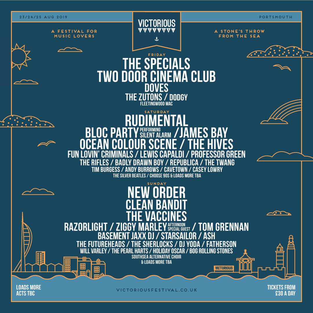 ExpressFM's tweet photo. 🚨ADDITIONAL #VICTORIOUS #ACTS ANNOUNCED! 🚨 @VictoriousFest are hugely excited to announce the addition of @4PlanB , @AllSaintsOffic, @IdlewildtheBand, Miles &amp; Erica from @thewonder_stuff, @JerryWmusic, @TheSnuts_ &amp; many more to #Portsmouth's biggest #music #Festival! #Pompey https://t.co/4T8VogVxm1
