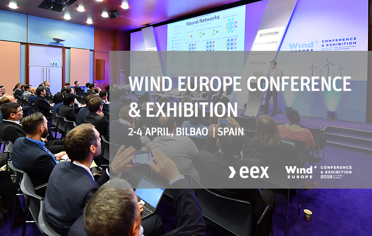 eexgroup's tweet photo. 2-4 April Bilbao/Spain: Meet our #eexpert Viviana Ciancibello at the #WindEurope2019 Conference &amp; Exhibition, booth 3-B18, if you’d like to understand how EEX’s European #Power Derivatives portfolio can effectively manage #PPA price risk. https://t.co/86LhdkdlkR @WindEuropeEvents https://t.co/40C7oKidrD