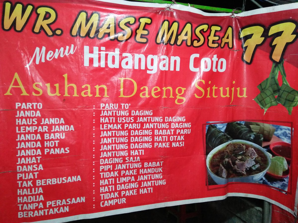 yesbgo's tweet photo. Menu serba JANDA https://t.co/QI9oIyS3DD