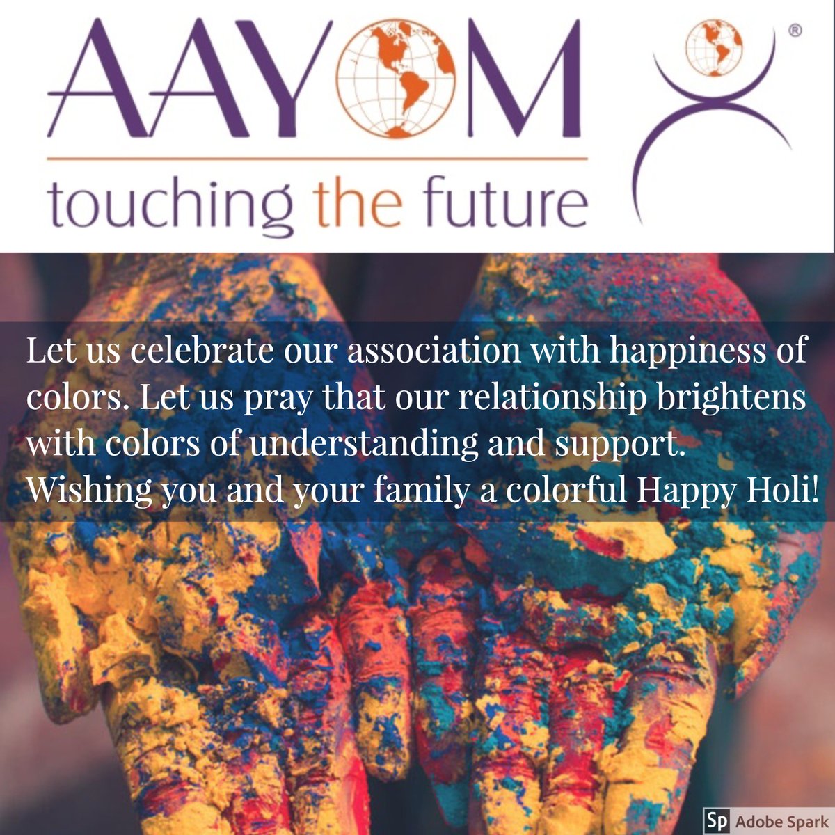 aayom's tweet photo. #happyholi #happyholi2019 
Play Safe, Stay Safe! https://t.co/zX2UdISuhC