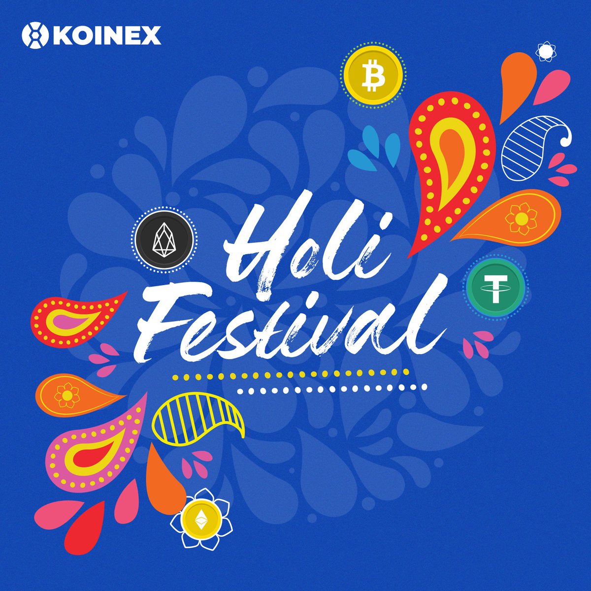 koinexindia's tweet photo. Wishing you all a #HappyHoli! Let the colours of this joyous festival spread the message of peace and oneness.

#HoliHai #Holi #Holi2019 https://t.co/f9z0O7VSJx