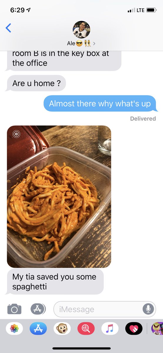 stef_any2's tweet photo. You know you are part of the family, when you best friends tia save you some of her spaghetti she made. Which is my favorite!!!🥰🥰🥰💖❤️ I am loved!!! https://t.co/78Wr9ifUUO