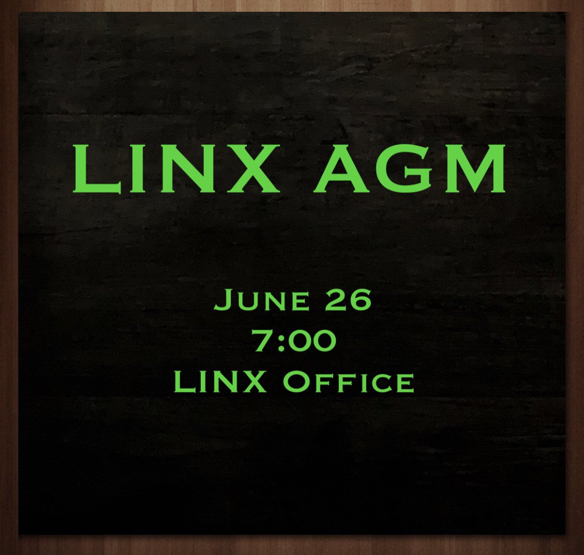 LINXconnect's tweet image. Please join us for our AGM to learn about LINX. Consider becoming a member of LINX, and maybe even a Board member! Contact us for more information!