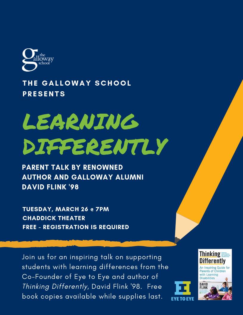 So honored @gallowayschool to be returning to campus. Thank you for welcoming me back to the community that gave me my launch into and passion for the world of education. See you Tuesday!