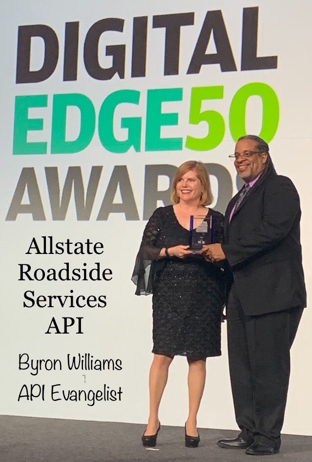 bjwtechie's tweet photo. I proudly received the @CIOevents Digital Edge 50 Award on behalf of @Allstate Rescue API. Congrats to all winners especially my table mates from @verizon &amp; @BankofAmerica. Big thanks to the innovative Allstate Roadside Services Team! You all ROCK! @AllstateNews #MyAGENDA19 https://t.co/oKAPnwuzR3