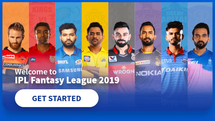 IPLandWCfantasy's tweet photo. IPL FANTASY LEAGUE 2019 is here ! 
https://t.co/kE1m8NlG9R

#IPLfantasy #IPL https://t.co/8as9pYeWEh