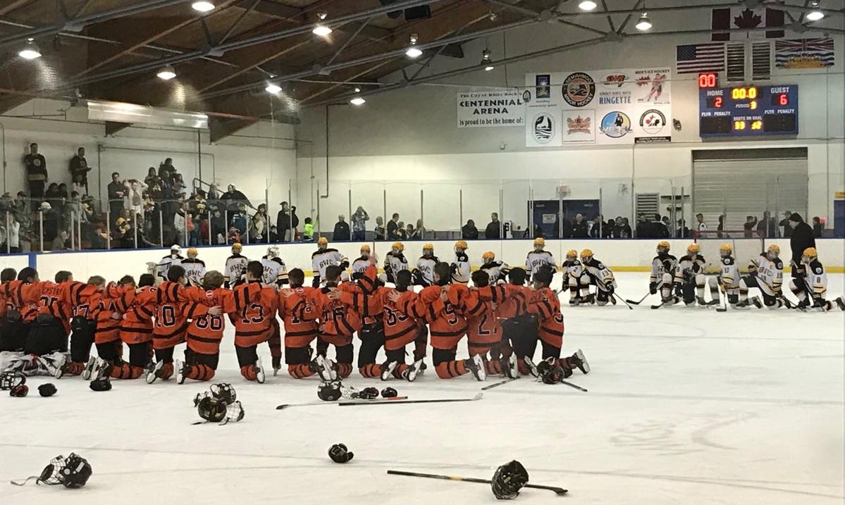BC Provies - Peewee A1 - Semiahmoo down BWC 6-2 to take the Championship tonight. Congrats to both teams on a fine season.