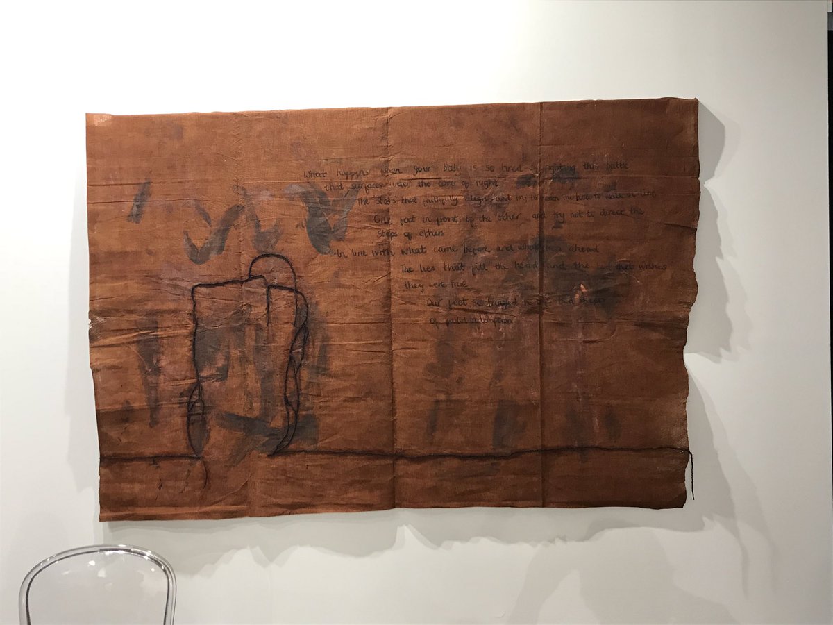 AnsieThread's tweet image. Delighted to see so many #textile works @artdubai. #gosdeilkin #wanjakimani @WanjaKimani #textilewriter #thefabricthread
