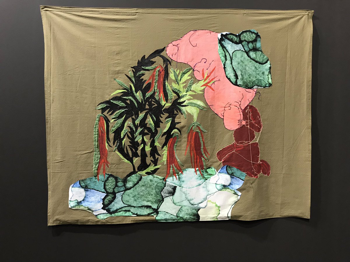 AnsieThread's tweet image. Delighted to see so many #textile works @artdubai. #gosdeilkin #wanjakimani @WanjaKimani #textilewriter #thefabricthread